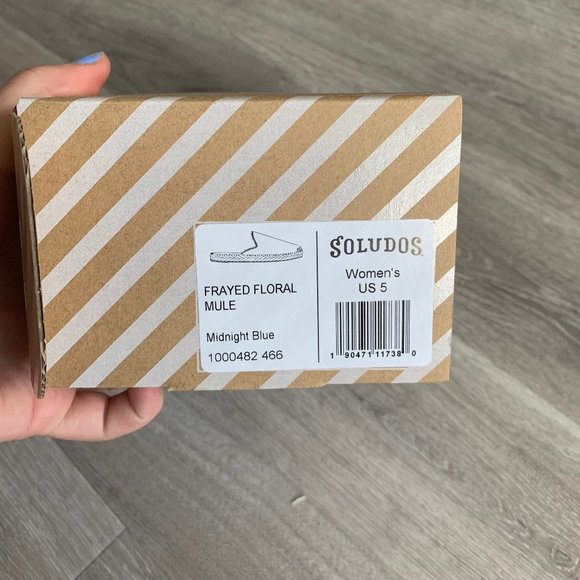 Soludos Frayed Floral Mule - Picture 4 of 4